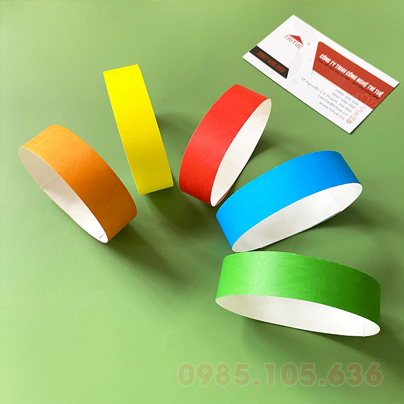 Vòng đeo tay bằng giấy tyvek Hà Nội