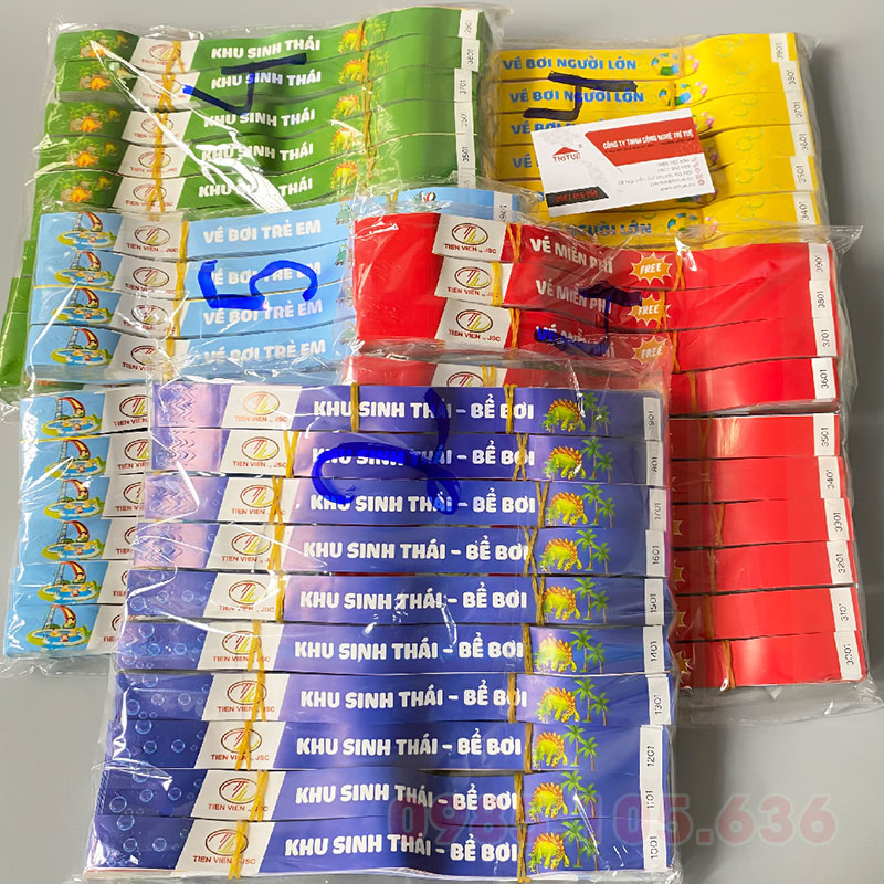 Vòng tay giấy cho bể bơi, khu sinh thái