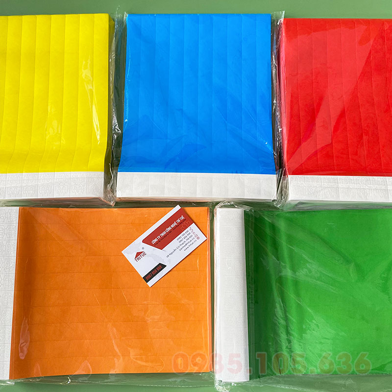 Vòng tay giấy tyvek giá rẻ nhất tại Hà Nội