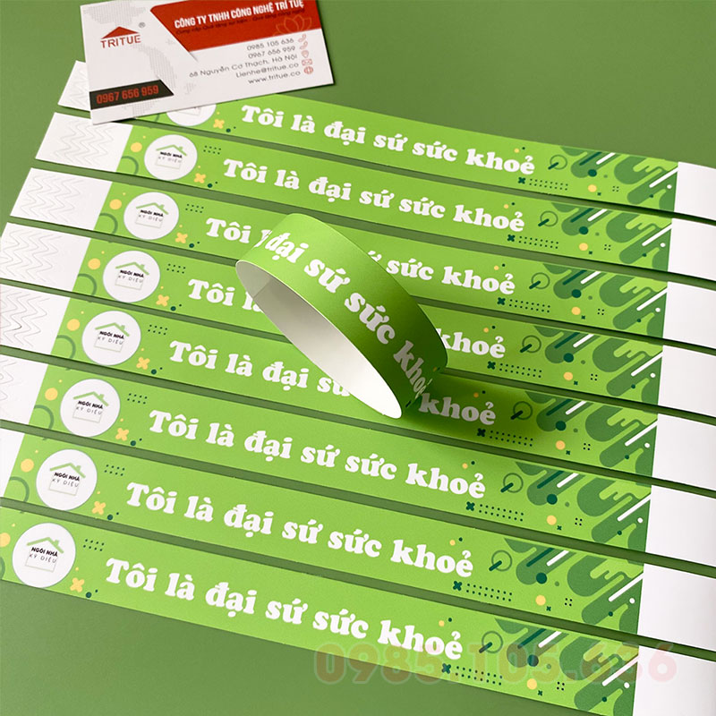 Vòng tay sự kiện sức khỏe